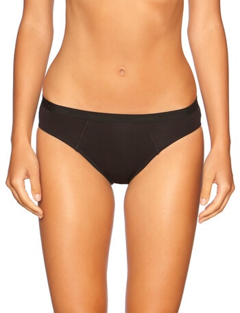 Bendon Body Cotton Bikini Brief, Black product photo