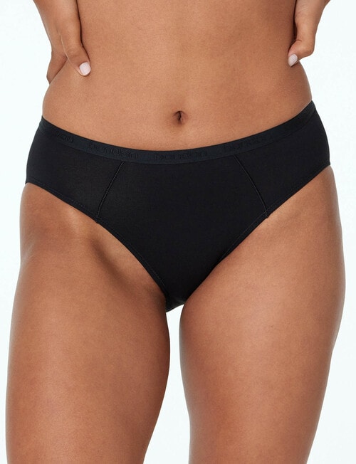 Bendon Body Cotton Bikini Brief, Black product photo