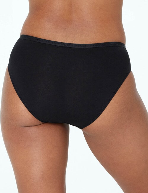 Bendon Body Cotton Bikini Brief, Black product photo View 03 L
