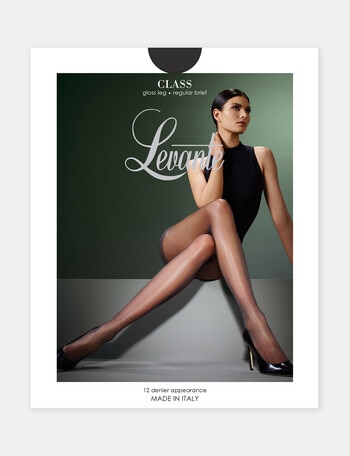 Levante Class Gloss Leg Regular Brief Pantyhose, 12D, Londra product photo