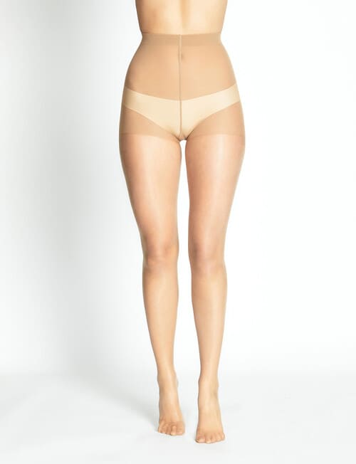 Levante Class Gloss Leg Regular Brief Pantyhose, 12D, Natural product photo View 02 L