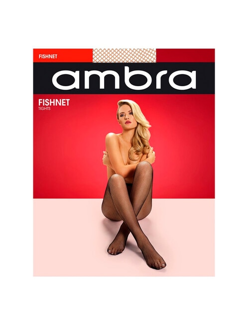 Ambra Fishnet Tights, Putty product photo