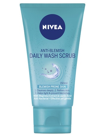 Nivea Pure Effect Clean Deeper Wash Scrub, 150ml product photo