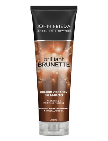 John Frieda Haircare Brilliant Brunette Colour Vibrancy Shampoo, 250ml product photo