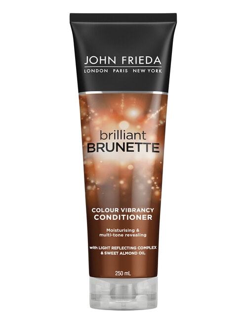 John Frieda Haircare Brilliant Brunette Colour Vibrancy Conditioner, 250ml product photo