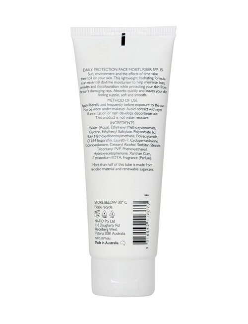 Natio Aromatherapy Daily Protection Face Moisturiser SPF 15, 100g product photo View 02 L
