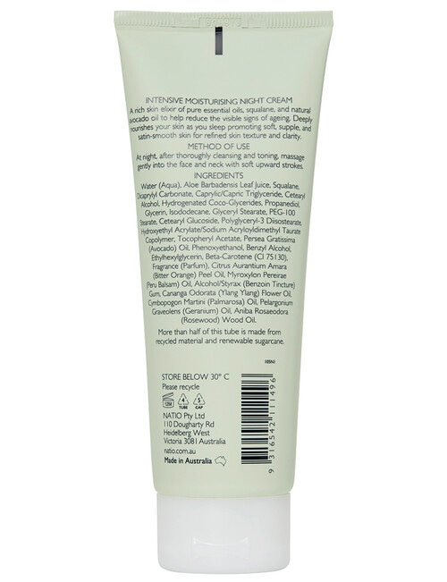 Natio Aromatherapy Intensive Moisturising Night Cream, 100g product photo View 02 L