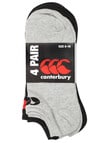 Canterbury Trainer Liner Sock, 4-Pack product photo