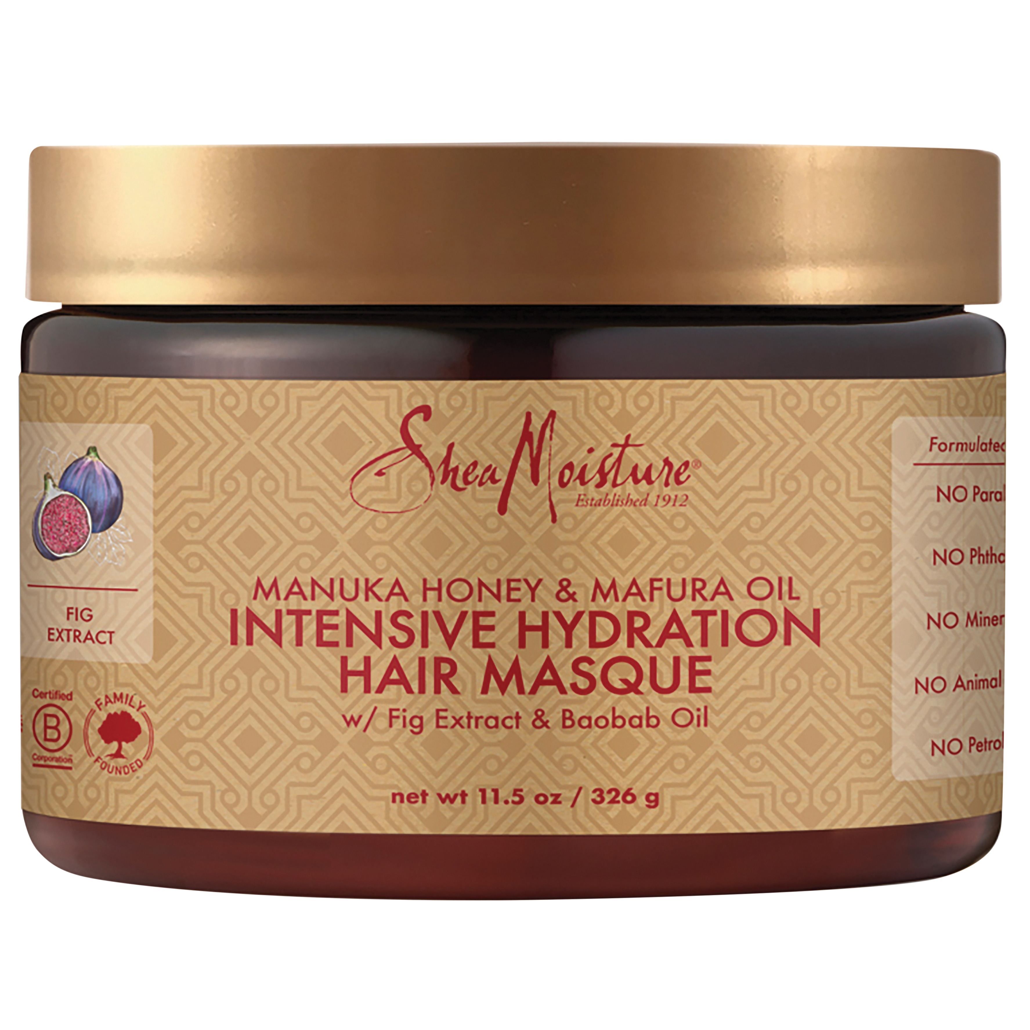 Shea Moisture Manuka Honey & Mafura Oil Intensive Hydration Masque, 340g product photo