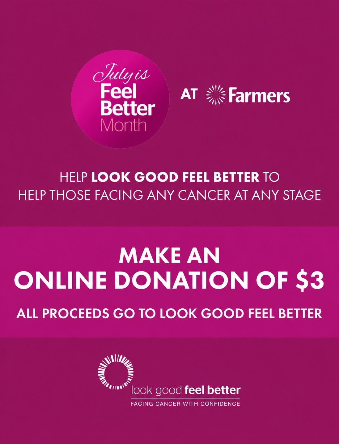 Support Look Good Feel Better, $3 Donation product photo
