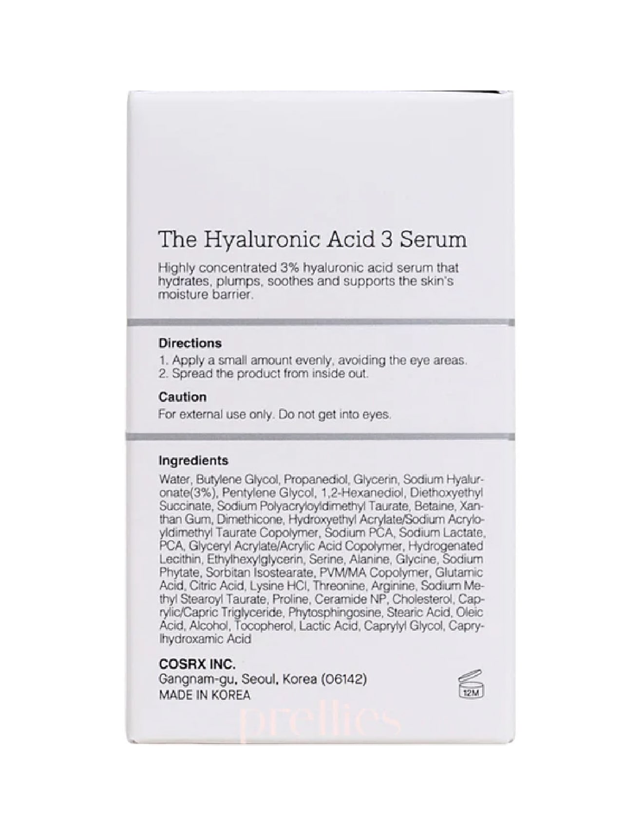 COSRX The Hyaluronic Acid 3 Serum product photo View 05 S