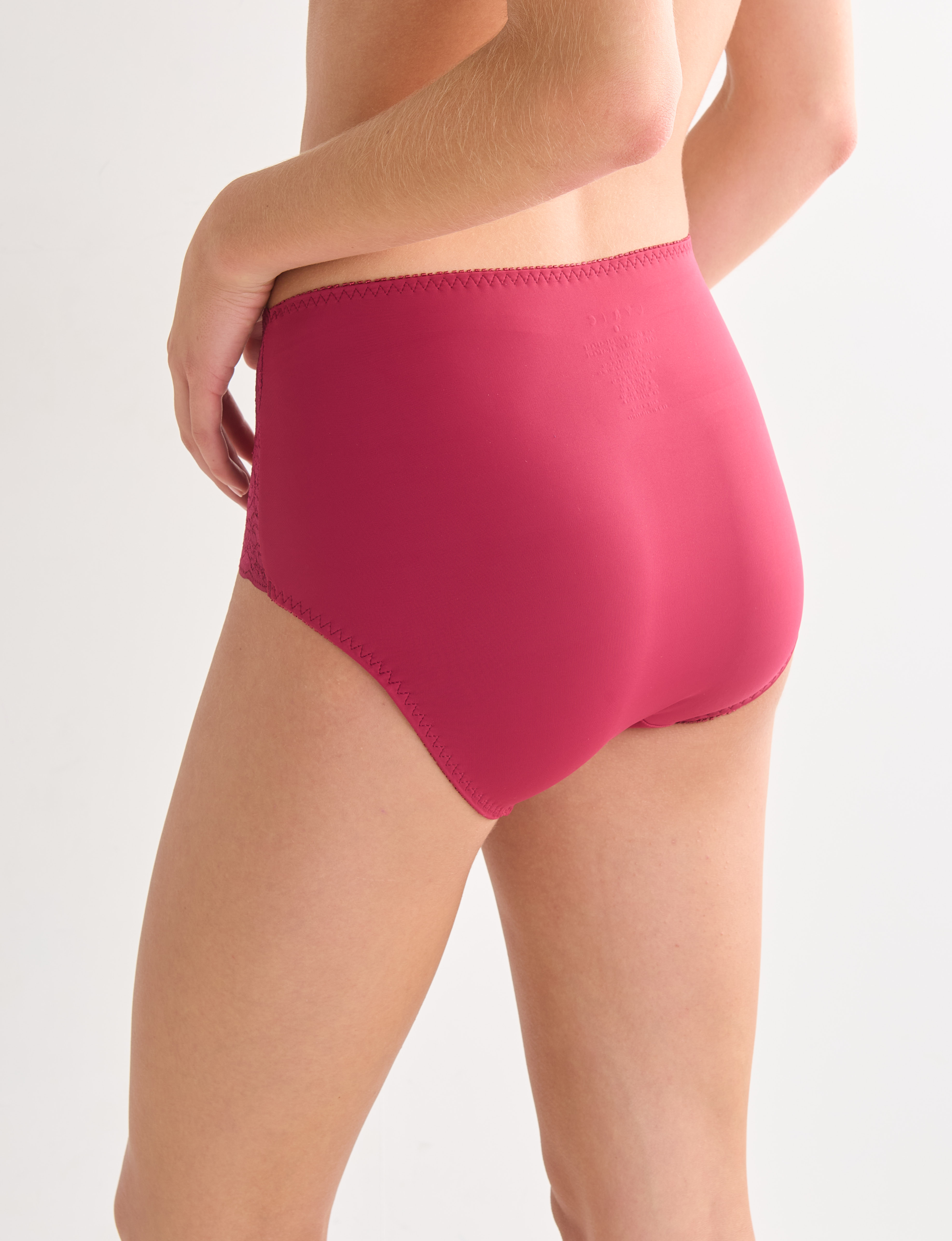 Lyric Lace Top Full Brief, Ruby product photo View 02 S