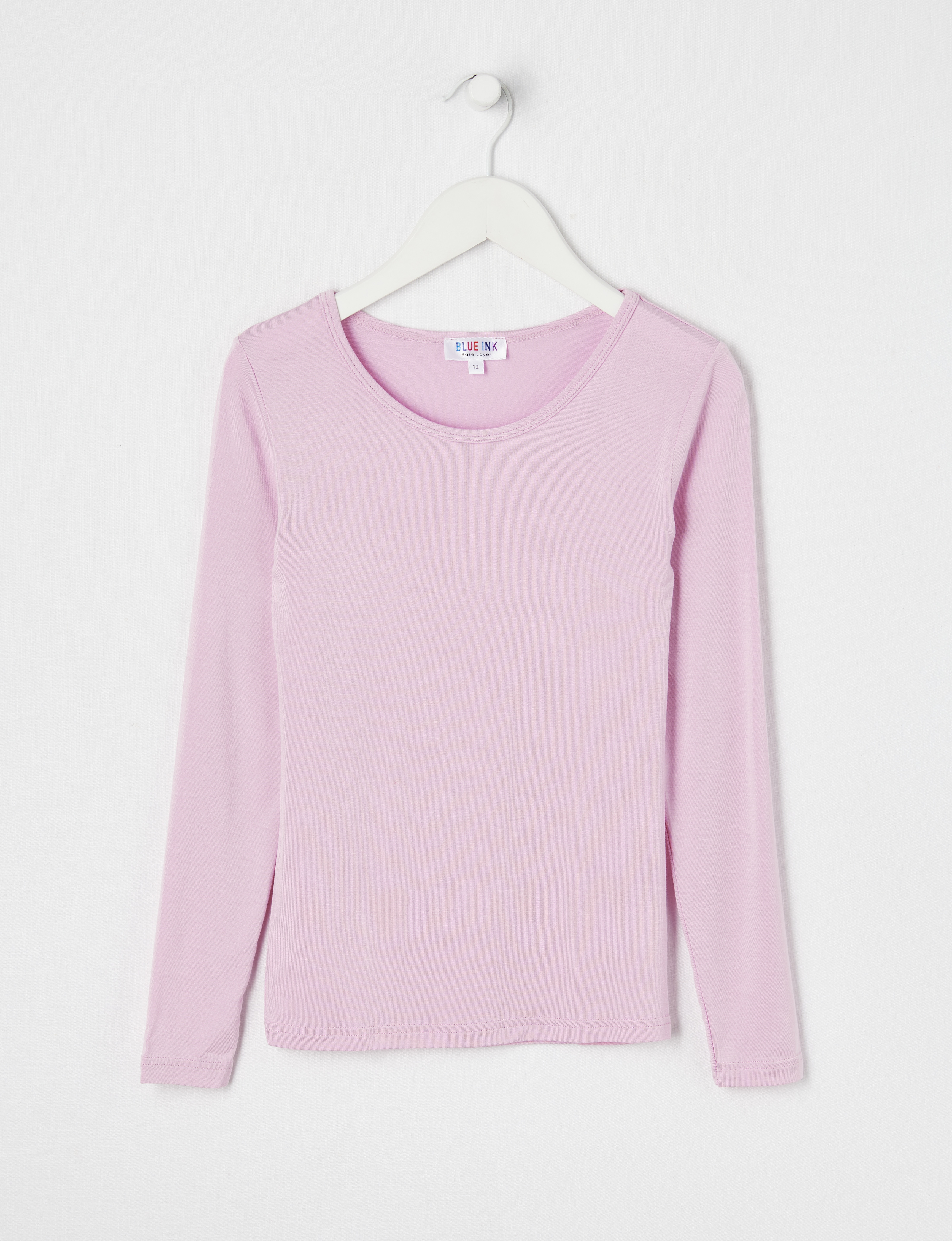 Blue Ink Bamboo Long Sleeve Top, Pink, 8-14 product photo
