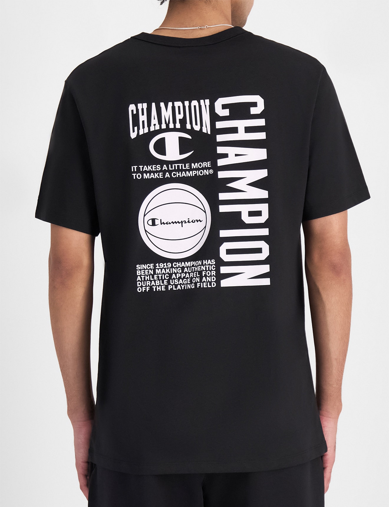 Champion Graphic Tee, Black product photo View 02 L