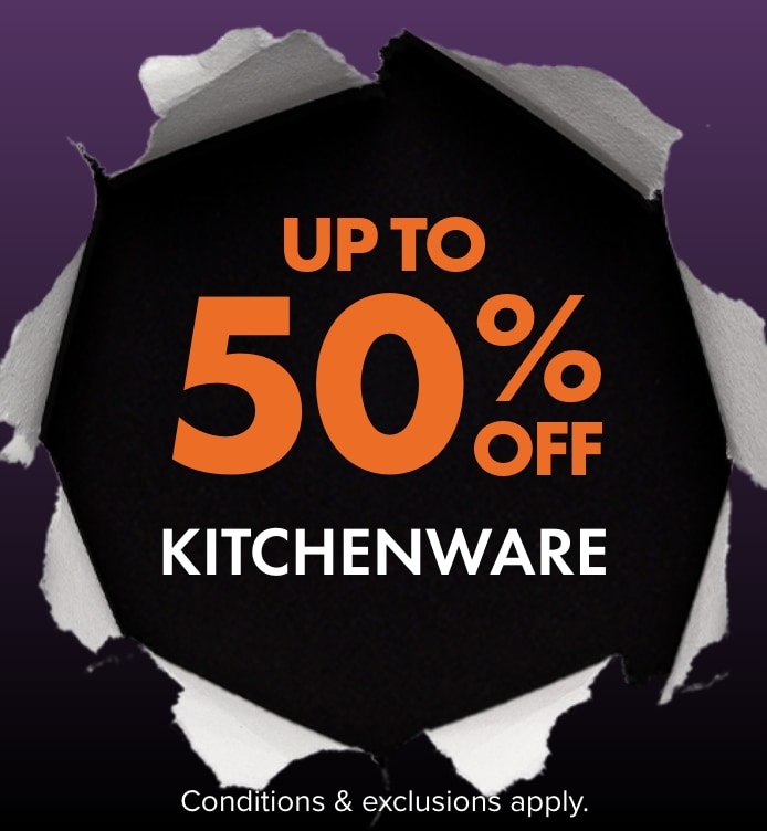 UP TO 50% OFF Kitchenware