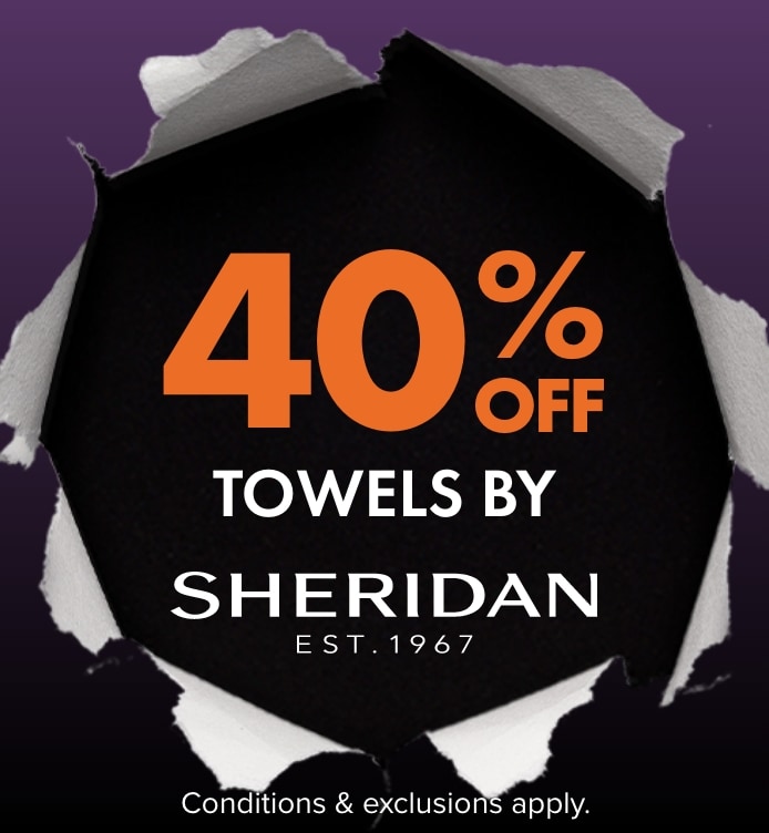 40% Off Towels by Sheridan