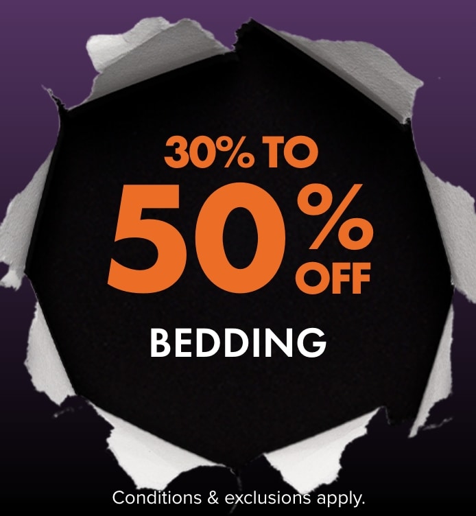 30-50% Off Bedding