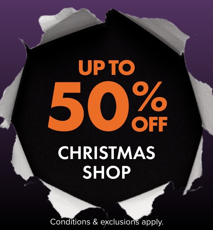 UP TO 50% OFF Christmas Shop