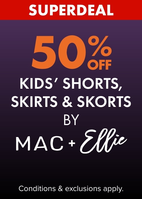 50% OFF Kids' Shorts, Skirts & Skorts by Mac & Ellie