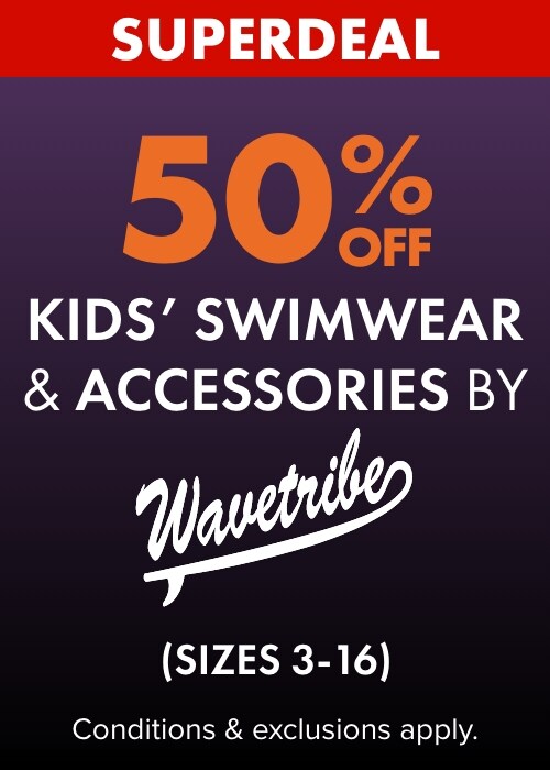 50% OFF Kids' Swimwear & Accessories by Wavetribe