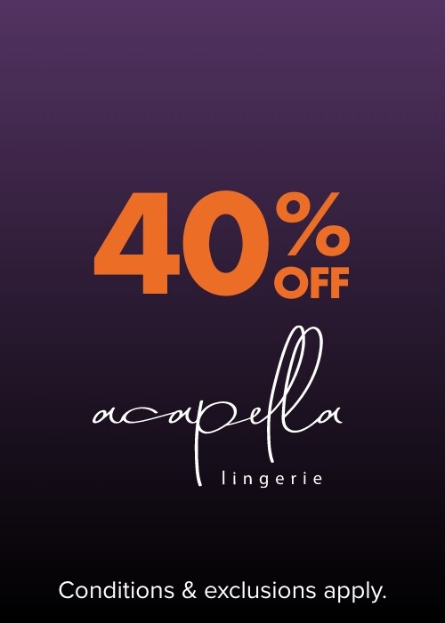 UP TO 40% Off Lingerie by Acapella