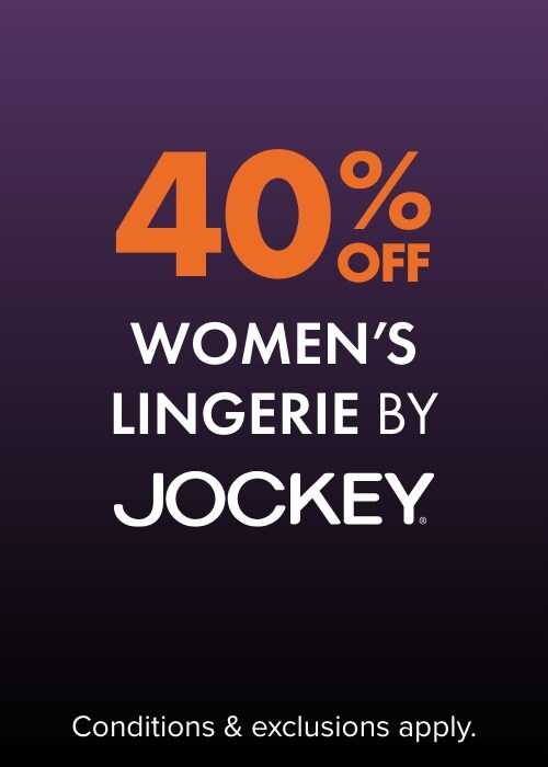 up to 40% Off Womens Lingerie by Jockey