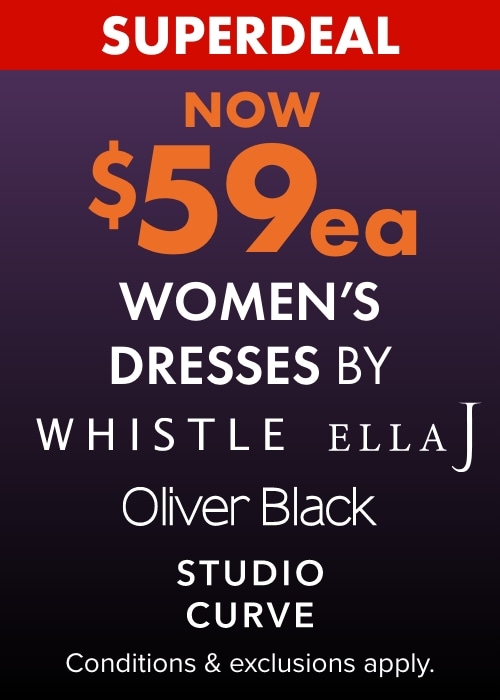 Now $59 Womens Selected Dresses