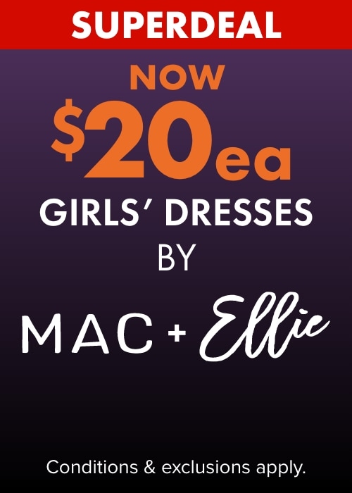 Now $20ea Girls Dresses by Mac & Ellie