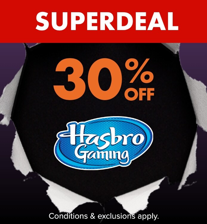 30% Off Hasbro Gaming