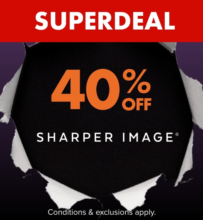 40% Off Sharper Image