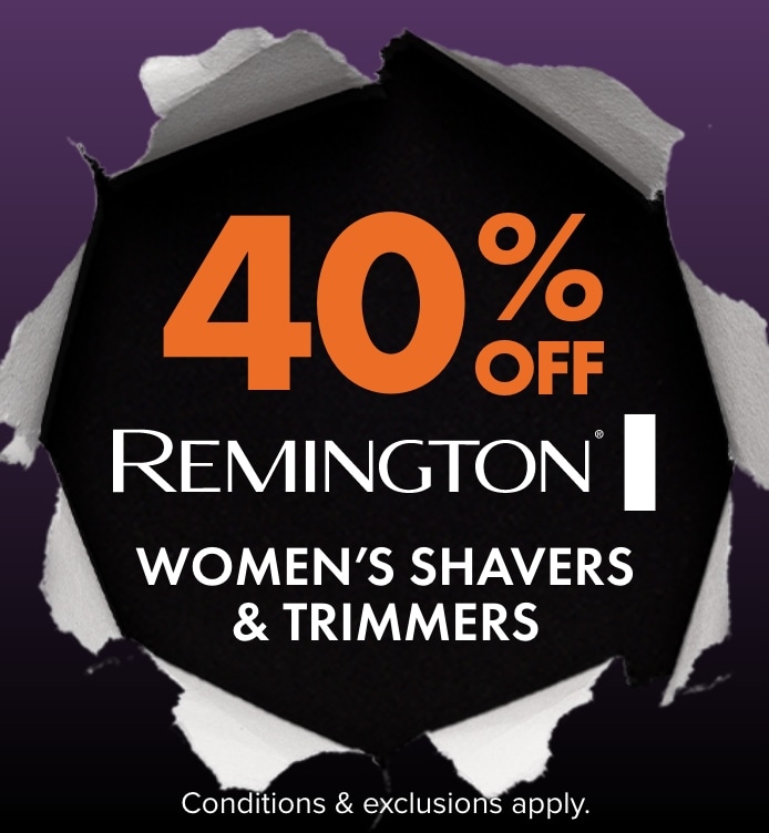 40% Off Women's Shavers and Trimmers by Remington
