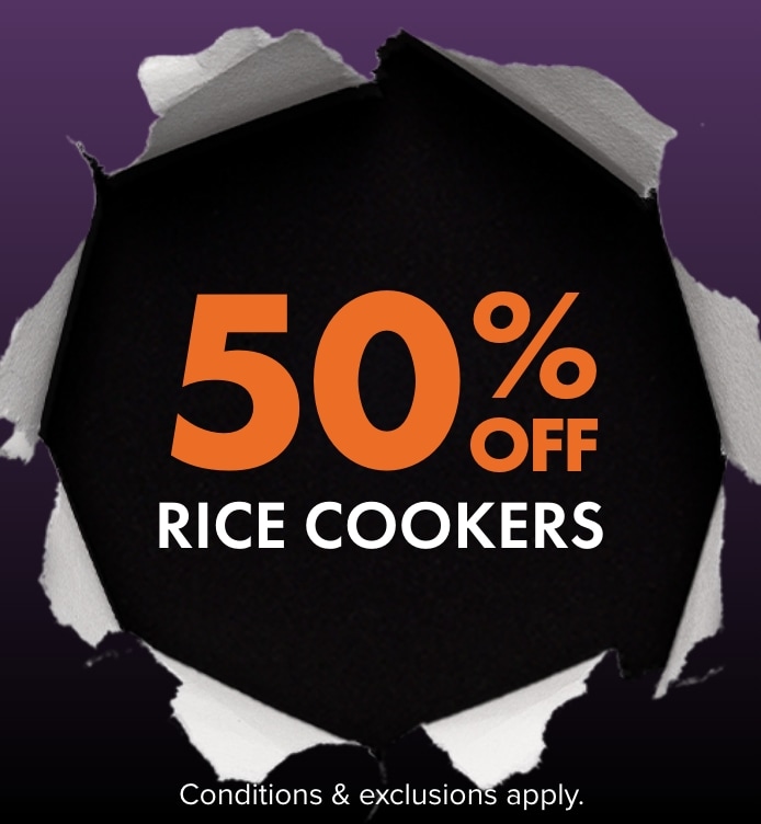 50% Off Rice Cookers