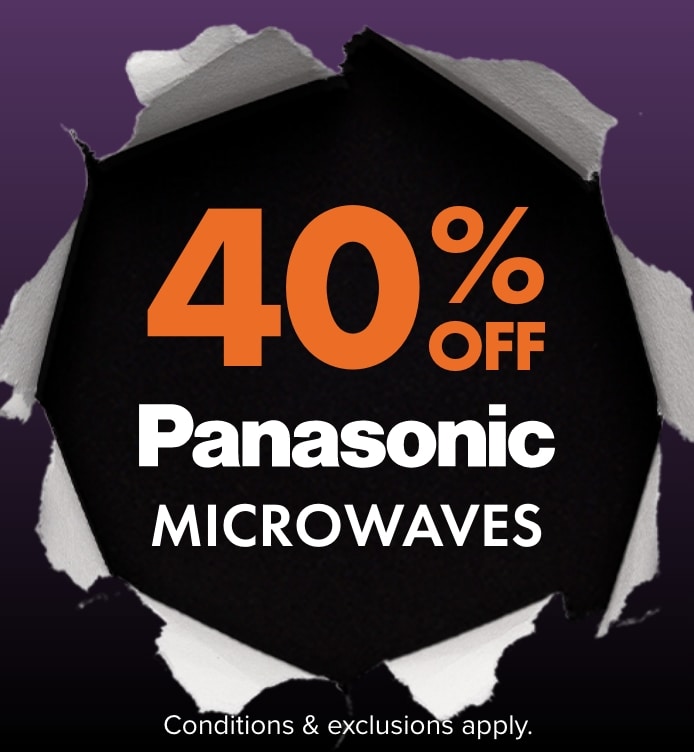 40% Off Panasonic Microwaves