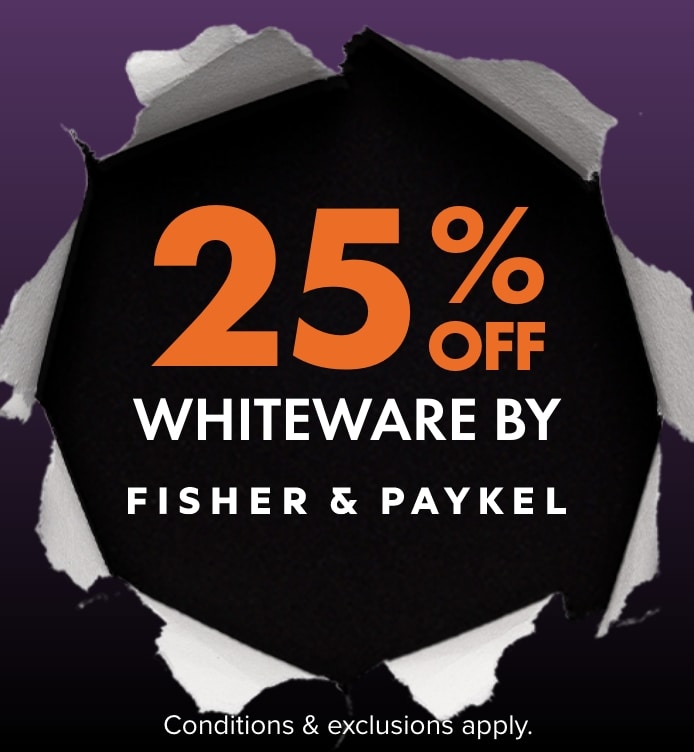 25% Off Whiteware by Fisher and Paykel
