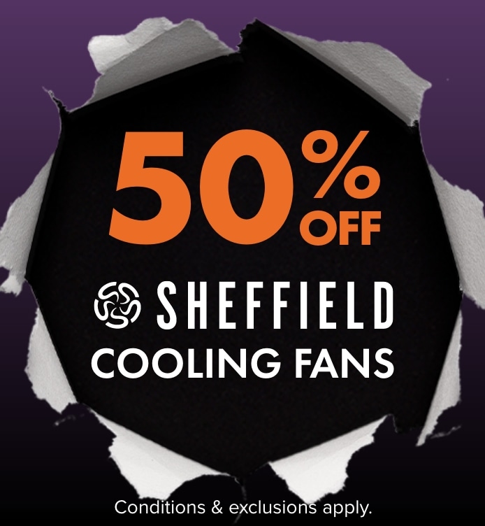 50% Off Sheffield Cooling Fans