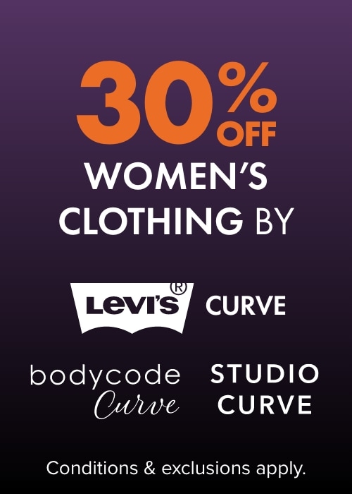 30% Off Women's Clothing by Levis Curve, Bodycode Curve and Studio Curve