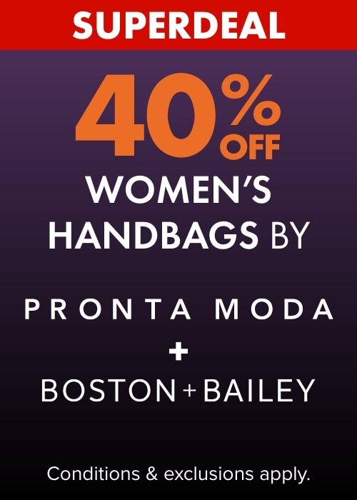 40% Off Womens Handbags by Pronta Moday, Boston and Bailey