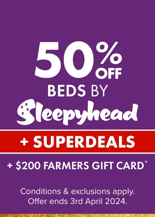50% OFF Sleepyhead Beds Plus Superdeals