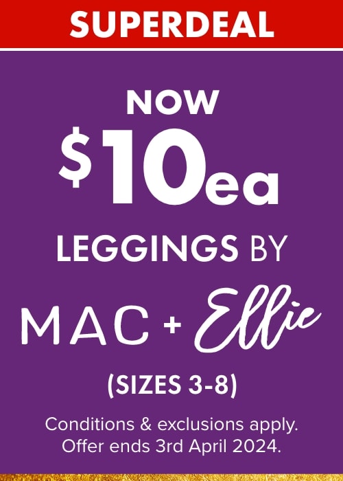 Now $10ea Leggings by Mac & Ellie