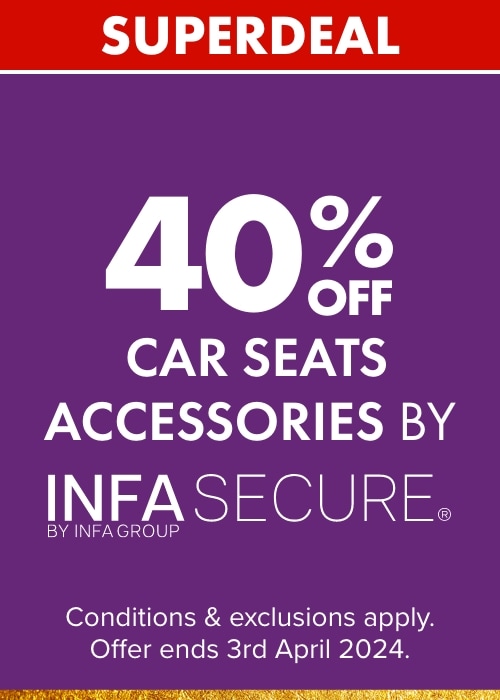 40% OFF Car Seats Accessories by Infasecure