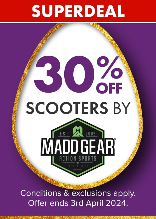 30% OFF Scooters by MADD