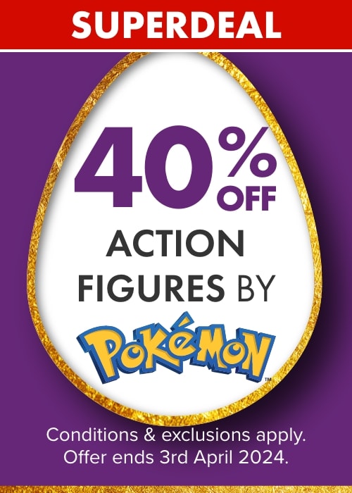 40% OFF Action Figures by Pokémon
