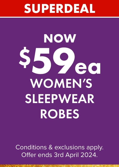 Now $59ea Women's Sleepwear Robes