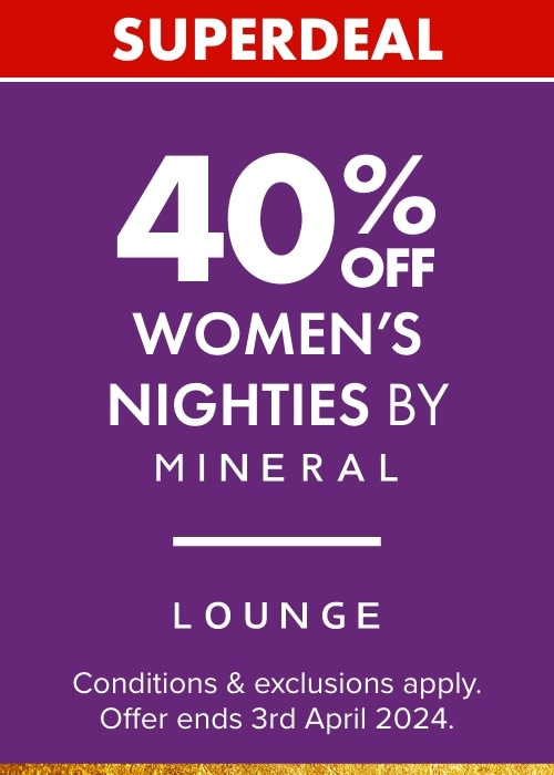 40% OFF Women's Nighties by Mineral Lounge