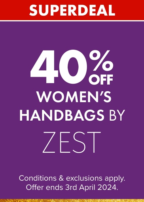 40% OFF Women's Handbags by Zest