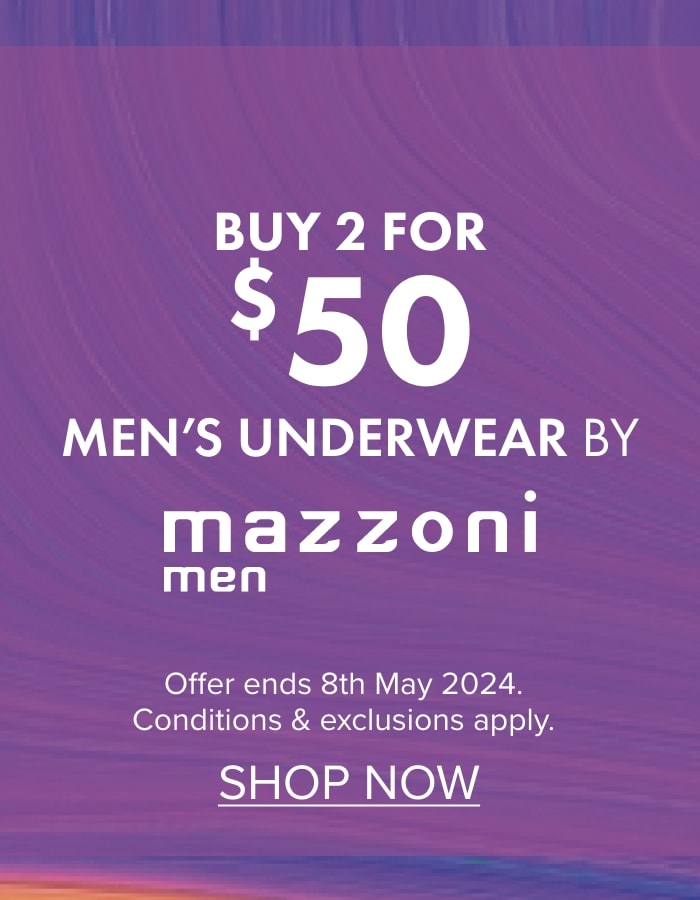 BUY 2 FOR $50 on Men's Underwear by Mazzoni
