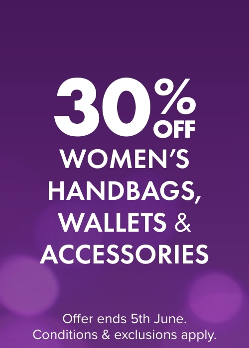 30% Off Women's Handbags, Wallets & Accessories