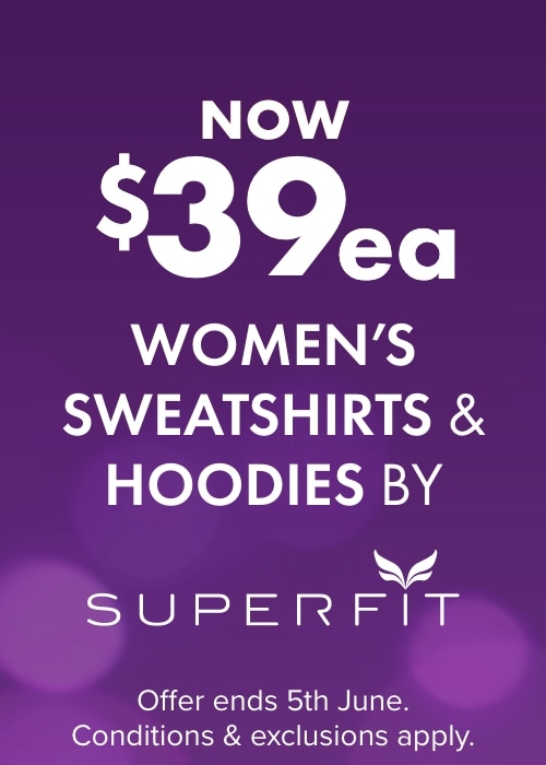 Now $39ea Women's Sweatshirts & Hoodies by Superfit