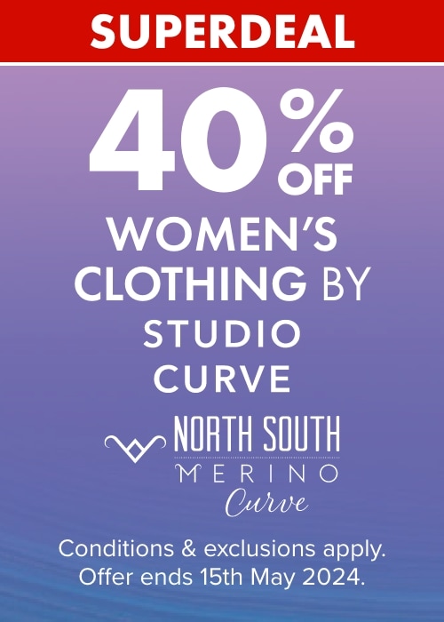 40% OFF Women's Clothing by Studio Curve & North South Merino Curve