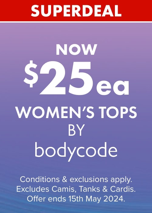 NOW $25ea Women's Tops by Bodycode